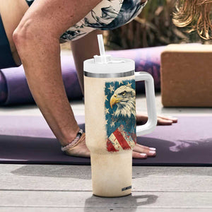 Trump Vance 2024 Tumbler With Handle US President 45 47 Eagle American Flag TB09 Print Your Wear