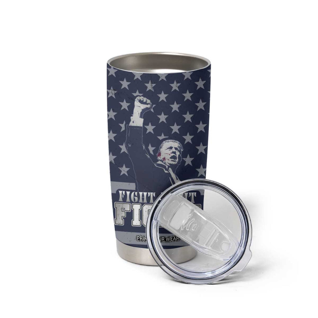 Trump 2024 Tumbler Cup Legend Never Die Fight For America Flag TB09 Print Your Wear