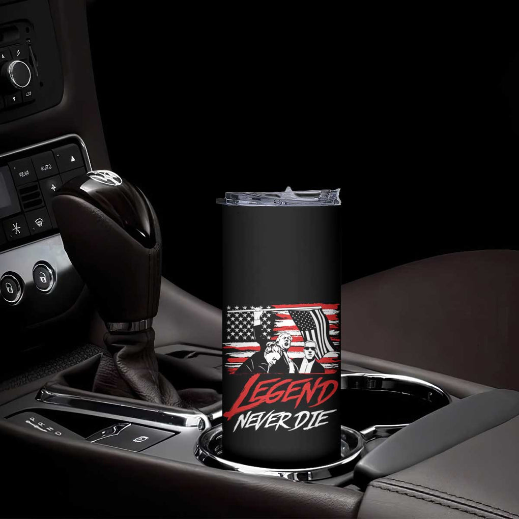 Trump 45 47 Skinny Tumbler Legend Never Die US President 2024 Take America Back TB09 Print Your Wear