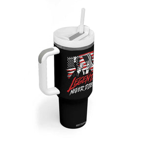 Trump 45 47 Tumbler With Handle Legend Never Die US President 2024 Take America Back TB09 Print Your Wear
