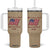 Trump 2024 Tumbler With Handle Take America Back Stand With Trump TB09 One Size: 40 oz Old Paper Print Your Wear