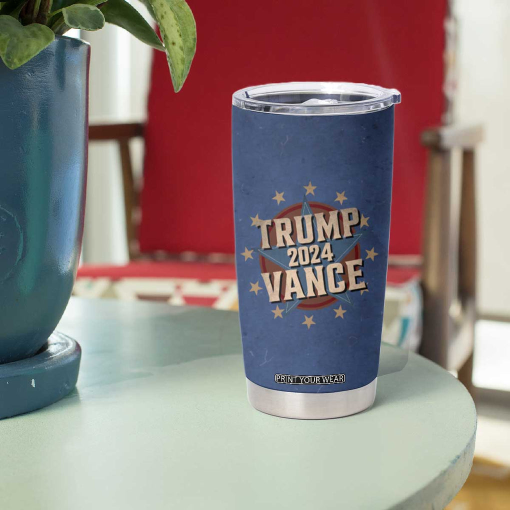 Trump Vance 2024 Tumbler Cup Stand With Trump US President Election TB09 Print Your Wear