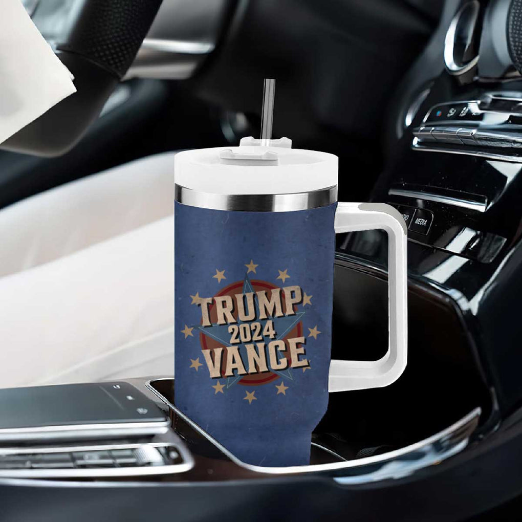 Trump Vance 2024 Tumbler With Handle Stand With Trump US President Election TB09 Print Your Wear