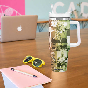 Black Pride Tumbler With Handle Black History 24/7/365 Melanin Civil Rights Leaders TB09 Print Your Wear