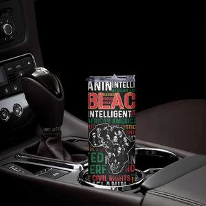 Black History Leaders Skinny Tumbler MLK Malcolm X Obama Nelson Civil Rights Leaders Melanin African Pride TB09 Print Your Wear