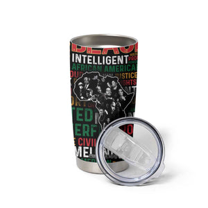 Black History Leaders Tumbler Cup MLK Malcolm X Obama Nelson Civil Rights Leaders Melanin African Pride TB09 Print Your Wear