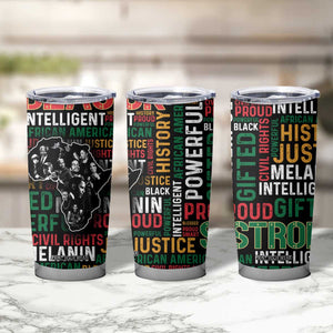 Black History Leaders Tumbler Cup MLK Malcolm X Obama Nelson Civil Rights Leaders Melanin African Pride TB09 Print Your Wear