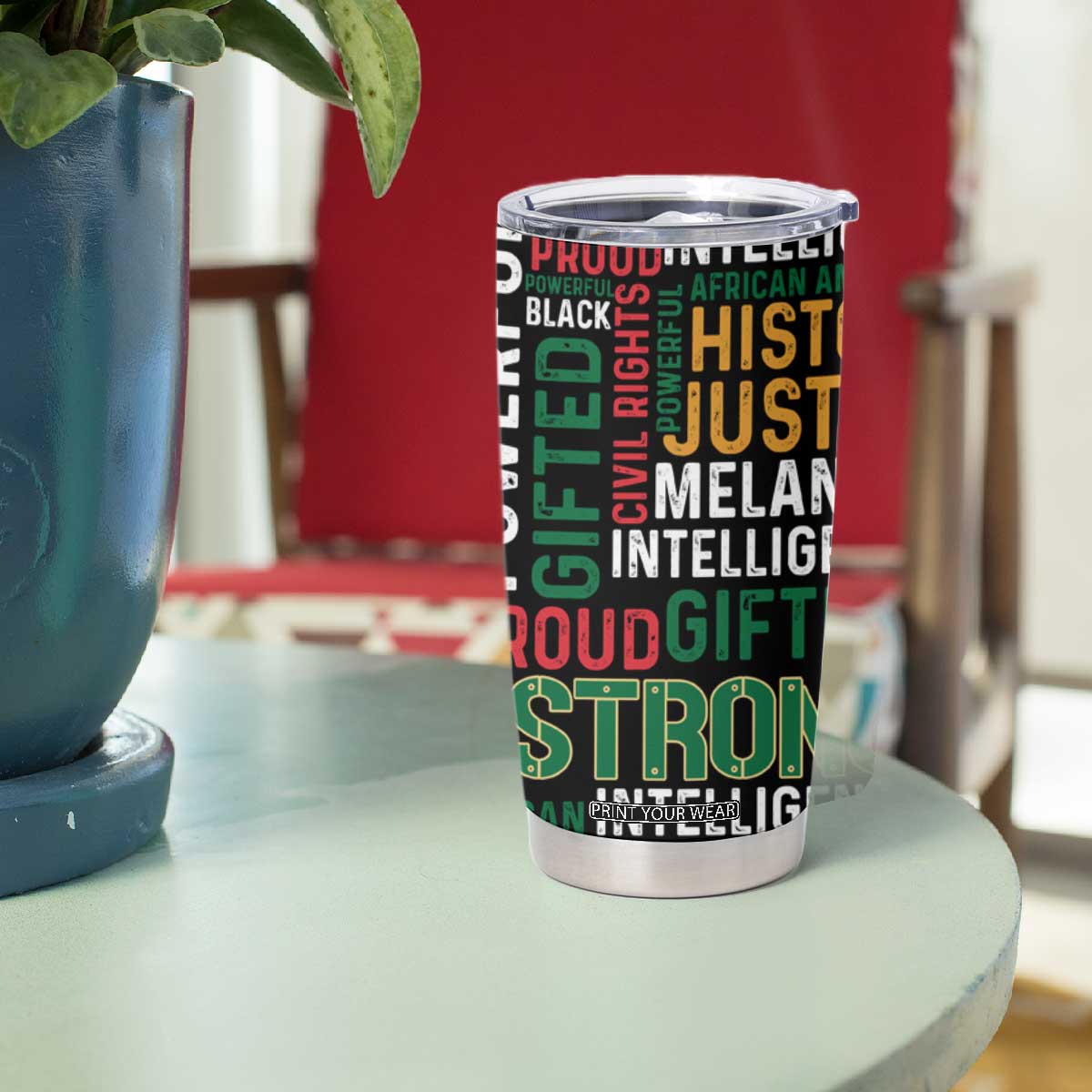 Black History Leaders Tumbler Cup MLK Malcolm X Obama Nelson Civil Rights Leaders Melanin African Pride TB09 Print Your Wear