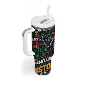 Black History Leaders Tumbler With Handle MLK Malcolm X Obama Nelson Civil Rights Leaders Melanin African Pride TB09 Print Your Wear