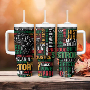 Black History Leaders Tumbler With Handle MLK Malcolm X Obama Nelson Civil Rights Leaders Melanin African Pride TB09 Print Your Wear