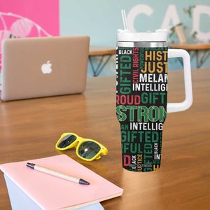 Black History Leaders Tumbler With Handle MLK Malcolm X Obama Nelson Civil Rights Leaders Melanin African Pride TB09 Print Your Wear