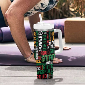 Black History Leaders Tumbler With Handle MLK Malcolm X Obama Nelson Civil Rights Leaders Melanin African Pride TB09 Print Your Wear