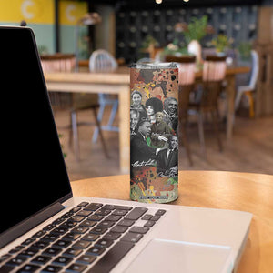 Black History Skinny Tumbler MLK Obama Kamala Malcolm X Harriet James Baldwin Black Pride TB09 Print Your Wear