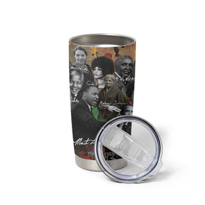 Black History Tumbler Cup MLK Obama Kamala Malcolm X Harriet James Baldwin Black Pride TB09 Print Your Wear
