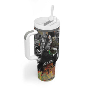 Black History Tumbler With Handle MLK Obama Kamala Malcolm X Harriet James Baldwin Black Pride TB09 Print Your Wear