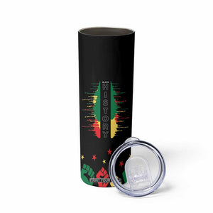 Black History Skinny Tumbler Dream Like Martin Lead Like Harriet Fight Like Malcolm Black Pride TB09 Print Your Wear