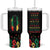Black History Tumbler With Handle Dream Like Martin Lead Like Harriet Fight Like Malcolm Black Pride TB09 One Size: 40 oz Black Print Your Wear