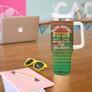 Black History Tumbler With Handle Learn It Live It Make It 365 Days A Year TB09 Print Your Wear