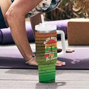 Black History Tumbler With Handle Learn It Live It Make It 365 Days A Year TB09 Print Your Wear