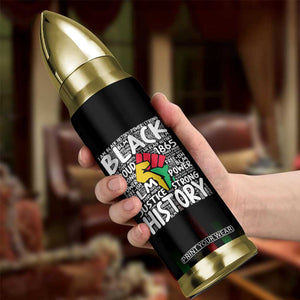 Black Pride Bullet Tumbler Black Love Joy Excellence Pride BLM Black History TB09 Print Your Wear