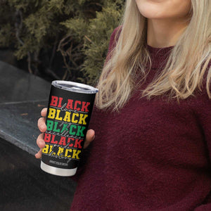 Black Pride Tumbler Cup Black Love Joy Excellence Pride BLM Black History TB09 Print Your Wear