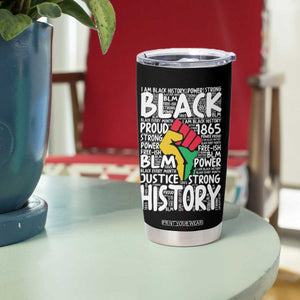 Black Pride Tumbler Cup Black Love Joy Excellence Pride BLM Black History TB09 Print Your Wear