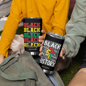 Black Pride Tumbler Cup Black Love Joy Excellence Pride BLM Black History TB09 Print Your Wear