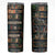 Black Educator Skinny Tumbler Education Is Freedom Bookish Black History TB09 Bookshelf Print Your Wear