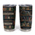 Black Educator Tumbler Cup Education Is Freedom Bookish Black History TB09 Bookshelf Print Your Wear