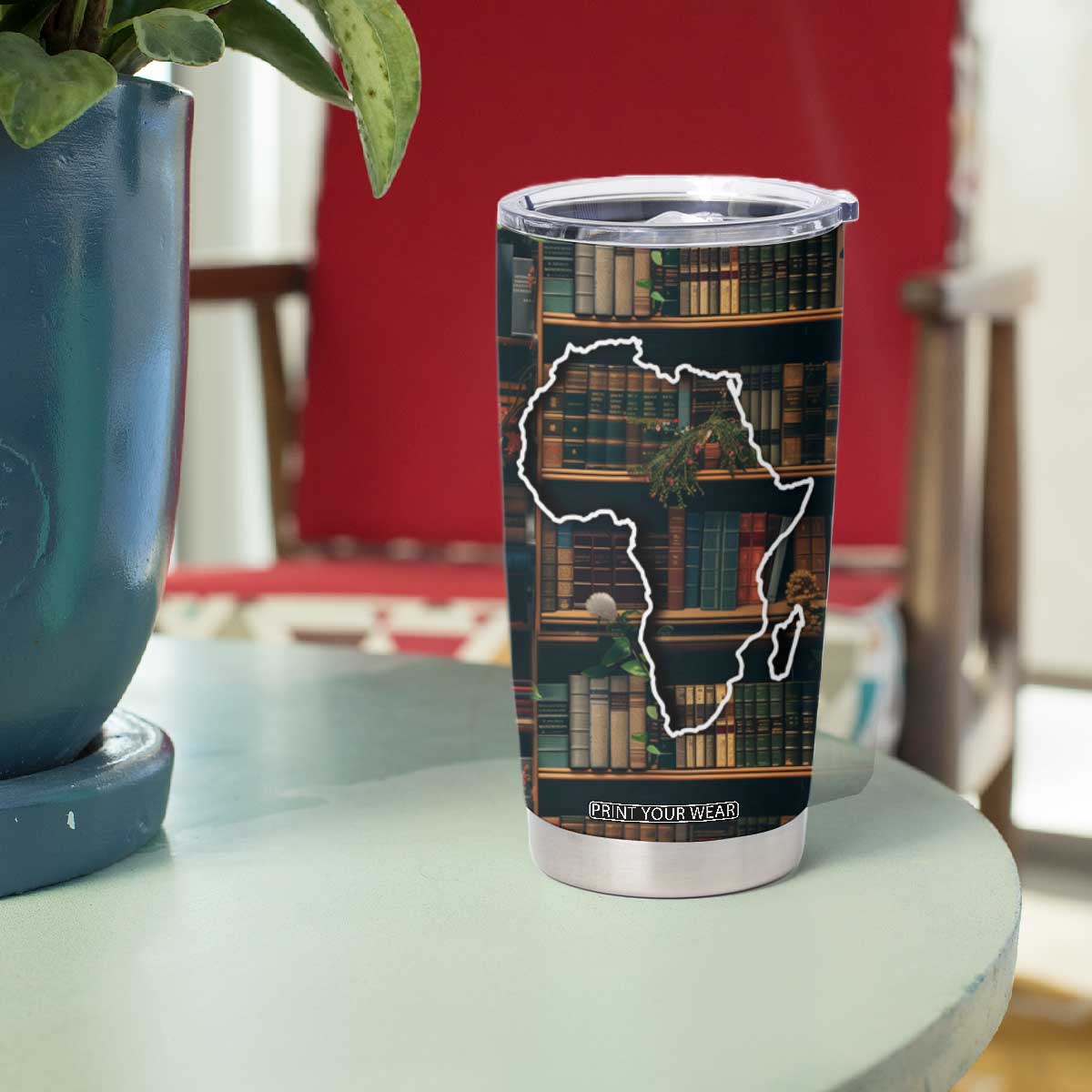 Black Educator Tumbler Cup Education Is Freedom Bookish Black History TB09 Print Your Wear