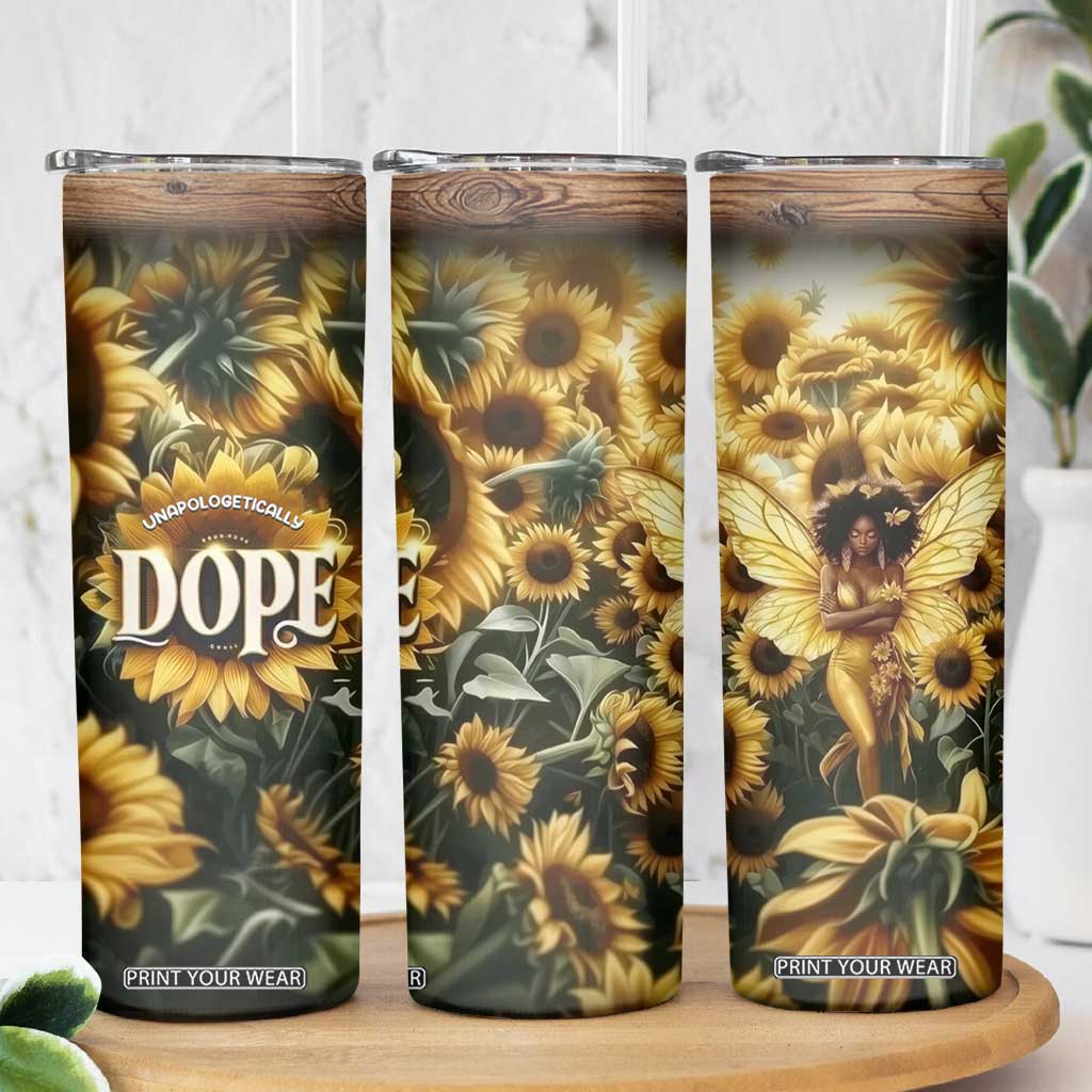 Black Women Skinny Tumbler Unapologetically Dope Pretty Melanin Pride TB09 Print Your Wear