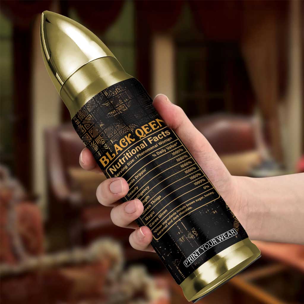 Black Women Inspire Bullet Tumbler African Queen Beautiful Victorious Enough Gift For Her TB09 Print Your Wear