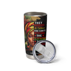Black Women Tumbler Cup Confident Strong She Is Me Gift For Her TB09 Print Your Wear
