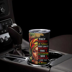 Black Women Tumbler Cup Confident Strong She Is Me Gift For Her TB09 Print Your Wear