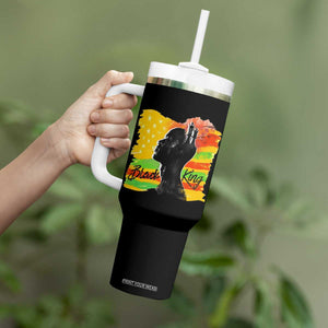 Black King Tumbler With Handle African American Man Pride Gift for Him TB09 Print Your Wear