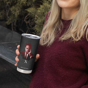 Malcolm X Tumbler Cup A Man who Stands For Nothing Will Fall For Everything Black History TB09 Print Your Wear