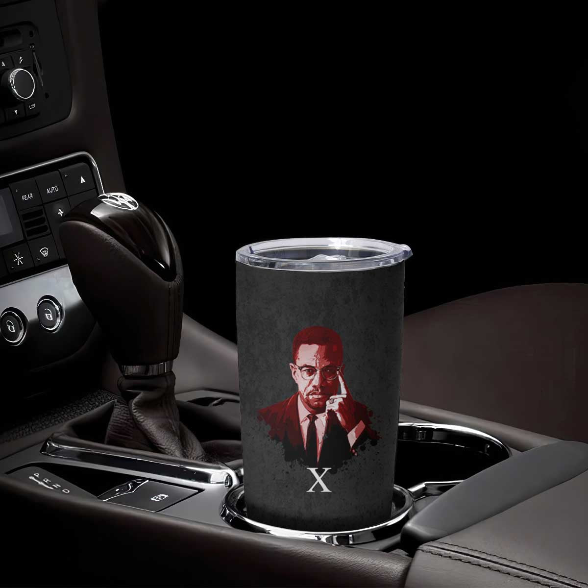 Malcolm X Tumbler Cup A Man who Stands For Nothing Will Fall For Everything Black History TB09 Print Your Wear