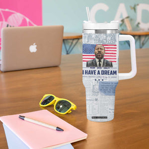 Martin Luther King Jr. Tumbler With Handle I Have A Dream Like King Civil Rights Leaders Black Pride TB09 Print Your Wear