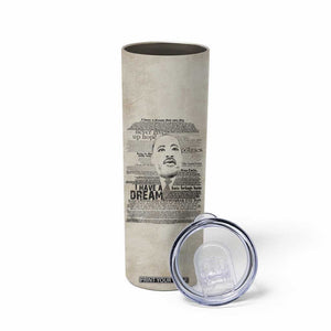 Martin Luther King Jr. Skinny Tumbler I Have A Dream Civil Rights Leader American Flag TB09 Print Your Wear