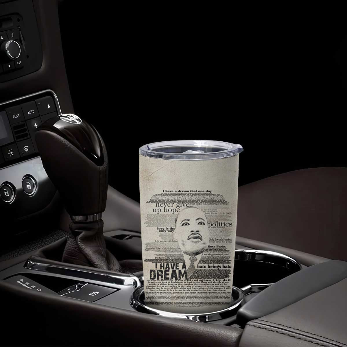 Martin Luther King Jr. Tumbler Cup I Have A Dream Civil Rights Leader American Flag TB09 Print Your Wear