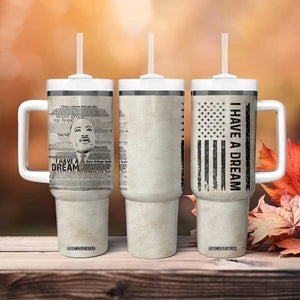 Martin Luther King Jr. Tumbler With Handle I Have A Dream Civil Rights Leader American Flag TB09 Print Your Wear
