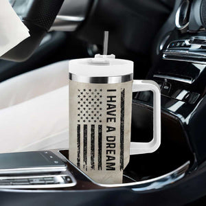 Martin Luther King Jr. Tumbler With Handle I Have A Dream Civil Rights Leader American Flag TB09 Print Your Wear