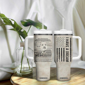 Martin Luther King Jr. Tumbler With Handle I Have A Dream Civil Rights Leader American Flag TB09 Print Your Wear