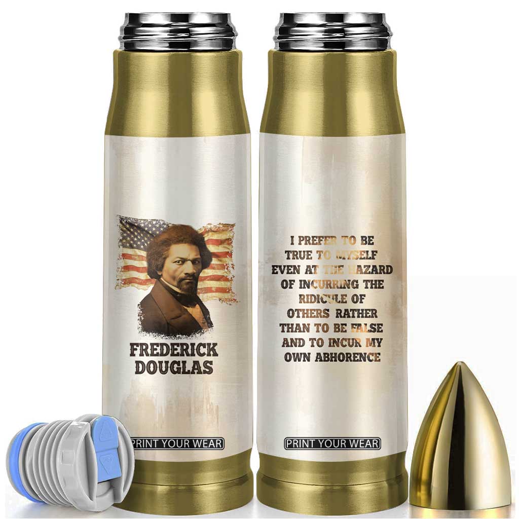 Frederick Bullet Tumbler I Prefer To Be True To Myself Even At The Hazaro Of Incurring The Ridicule Of Others TB09 Beige Print Your Wear