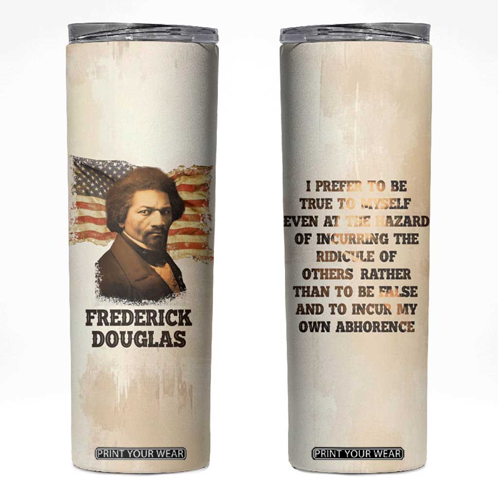 Frederick Skinny Tumbler I Prefer To Be True To Myself Even At The Hazaro Of Incurring The Ridicule Of Others TB09 Beige Print Your Wear