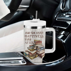 Book Lover Tumbler With Handle Just A Girl Who Loves Books TB09 Print Your Wear