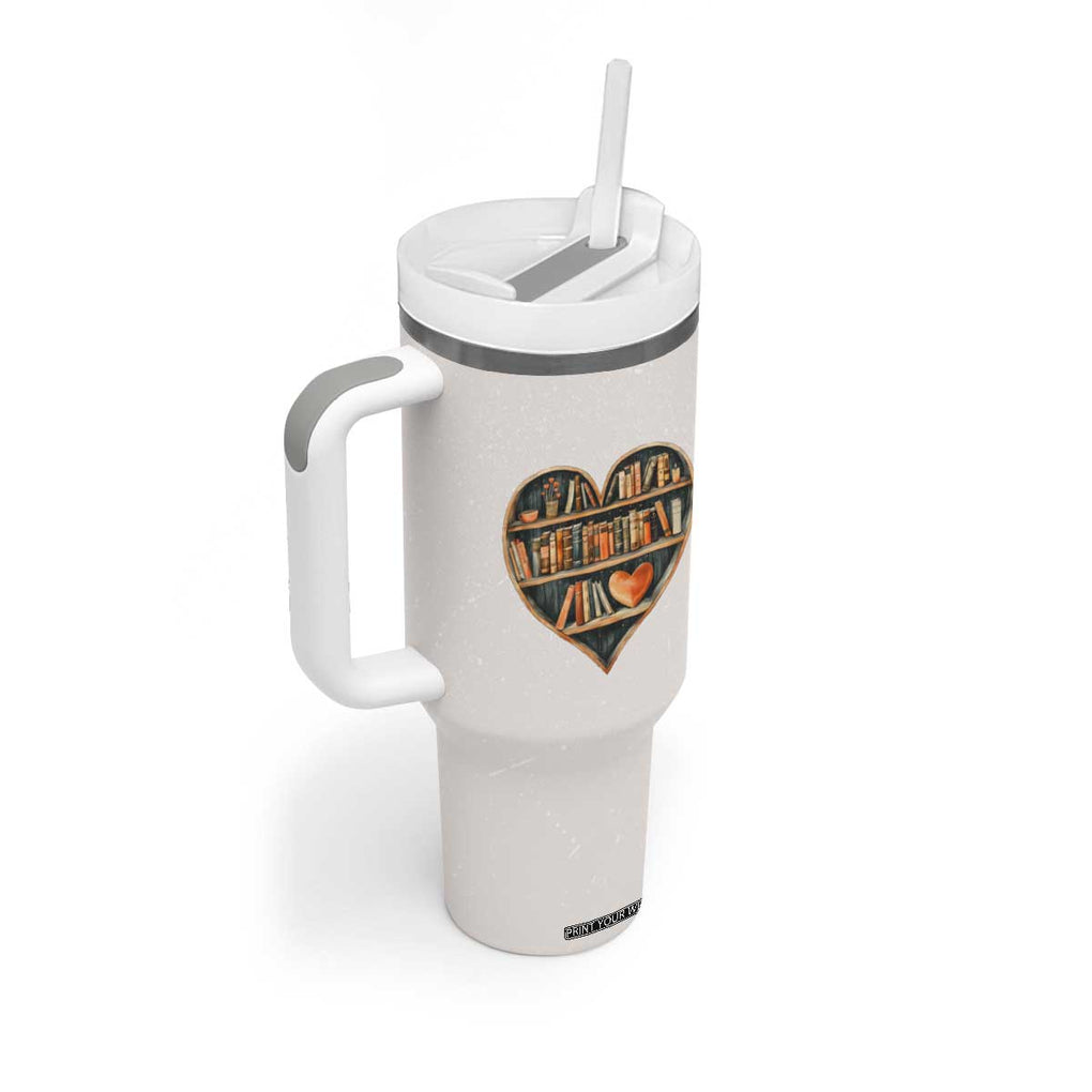 Book Lover Tumbler With Handle Just One More Chapter Vintage TB09 Print Your Wear