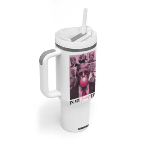 Trump Girl Era Tumbler With Handle Pink Trump Bubble Gum TB09 Print Your Wear