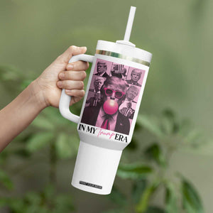 Trump Girl Era Tumbler With Handle Pink Trump Bubble Gum TB09 Print Your Wear