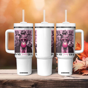Trump Girl Era Tumbler With Handle Pink Trump Bubble Gum TB09 Print Your Wear
